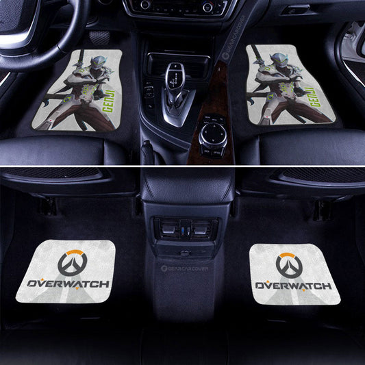 Genji Car Floor Mats Custom Overwatch - Gearcarcover - 2