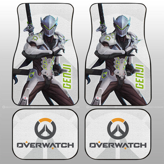 Genji Car Floor Mats Custom Overwatch - Gearcarcover - 1