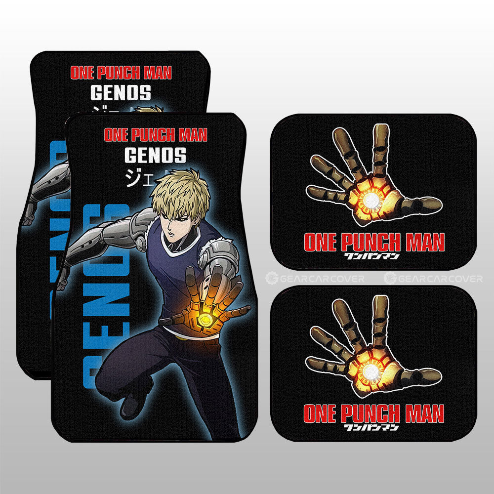 Genos Car Floor Mats Custom One Punch Man Anime Car Accessories - Gearcarcover - 1