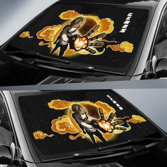 Genos Car Sunshade Custom One Punch Man Anime Car Accessories - Gearcarcover - 2