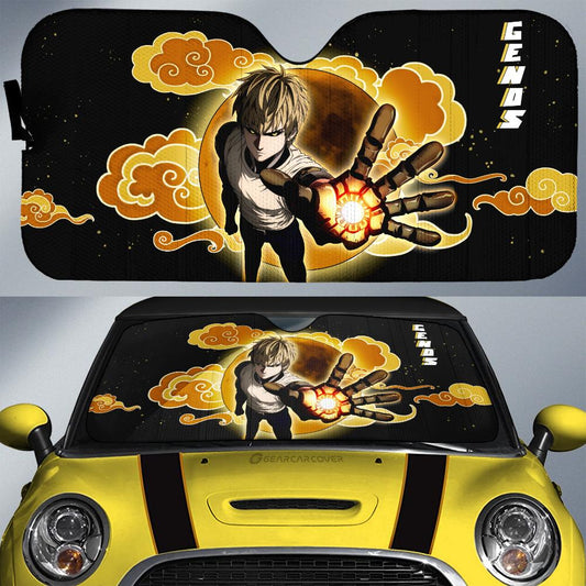 Genos Car Sunshade Custom One Punch Man Anime Car Accessories - Gearcarcover - 1