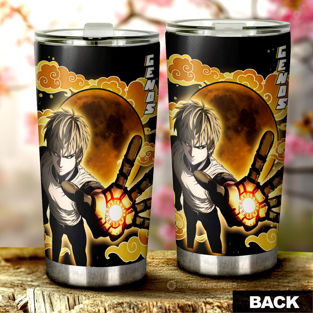 Genos Tumbler Cup Custom One Punch Man Anime Car Accessories - Gearcarcover - 3