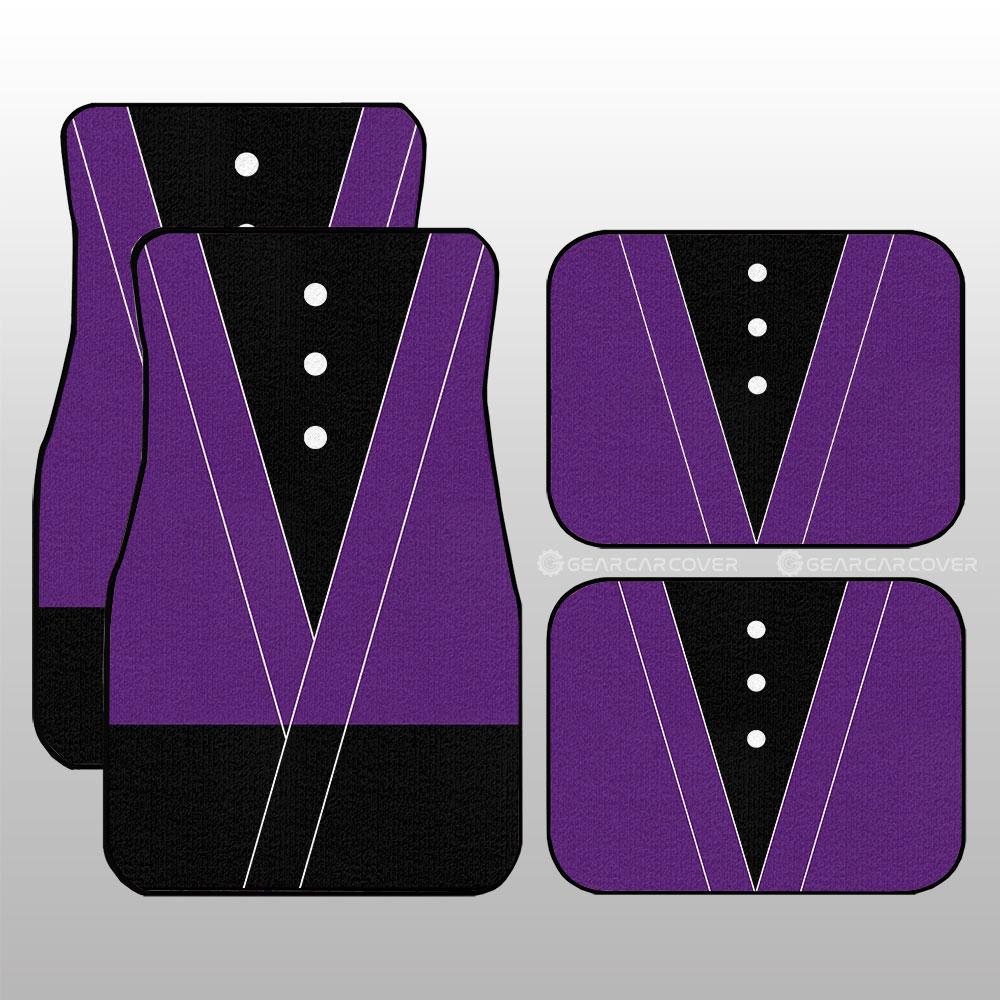 Genya Shinazugawa Uniform Car Floor Mats Custom Demon Slayer Anime Car Accessories - Gearcarcover - 1