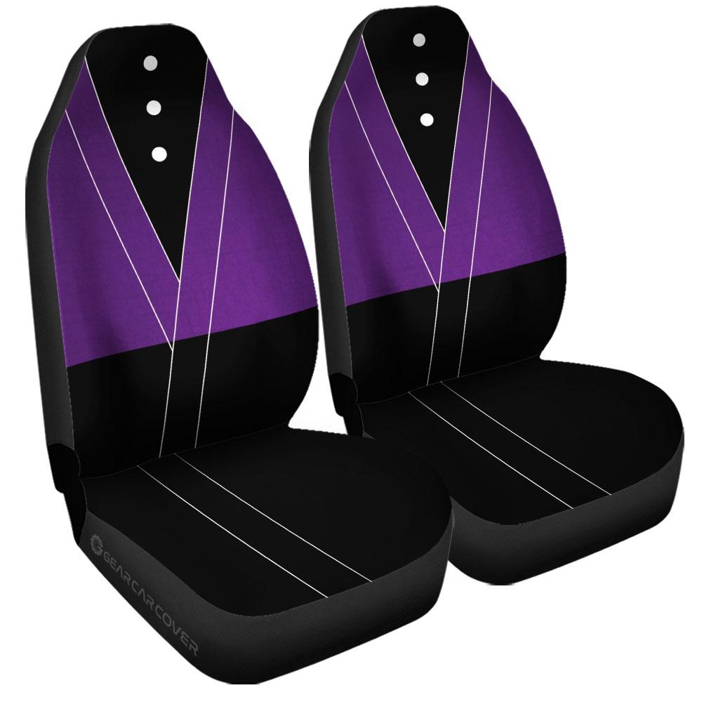 Genya Shinazugawa Uniform Car Seat Covers Custom Demon Slayer Anime Car Accessories - Gearcarcover - 3