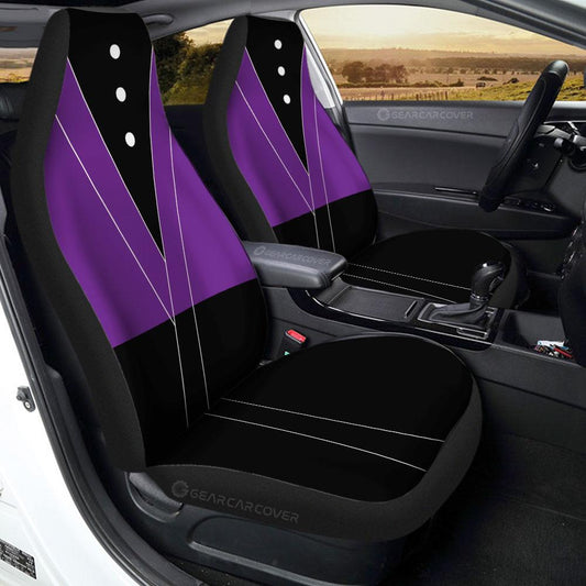 Genya Shinazugawa Uniform Car Seat Covers Custom Demon Slayer Anime Car Accessories - Gearcarcover - 1