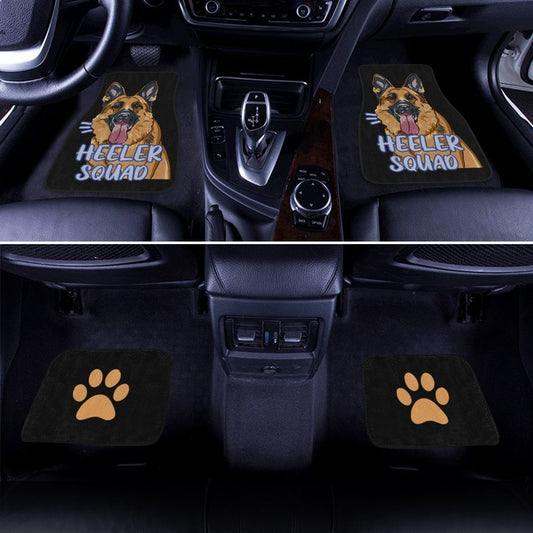 German Shepherd Car Floor Mats Custom Best Gift Idea For Dog Trainers - Gearcarcover - 2
