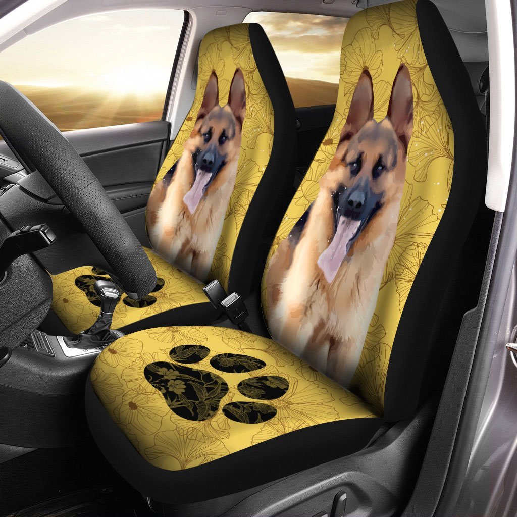 German Shepherd Car Seat Covers Custom Cool Car Accessories For Dog Lovers - Gearcarcover - 2