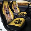 German Shepherd Car Seat Covers Custom Cool Car Accessories For Dog Lovers - Gearcarcover - 1