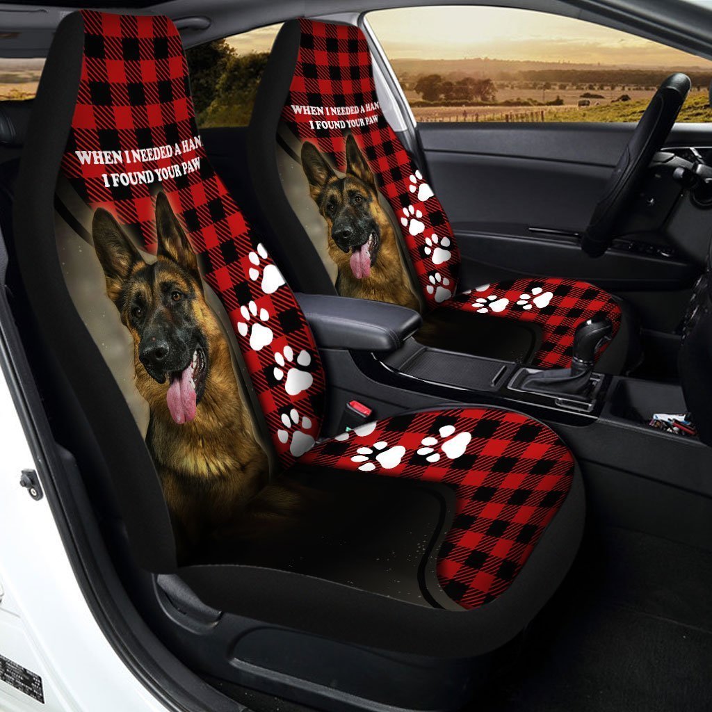 German Shepherd Car Seat Covers Custom Dog Lover Car Accessories - Gearcarcover - 2