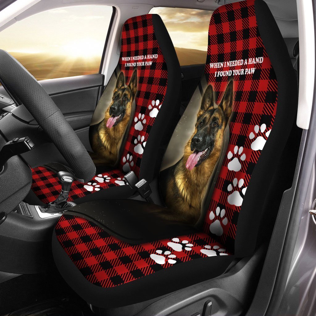 German Shepherd Car Seat Covers Custom Dog Lover Car Accessories - Gearcarcover - 1