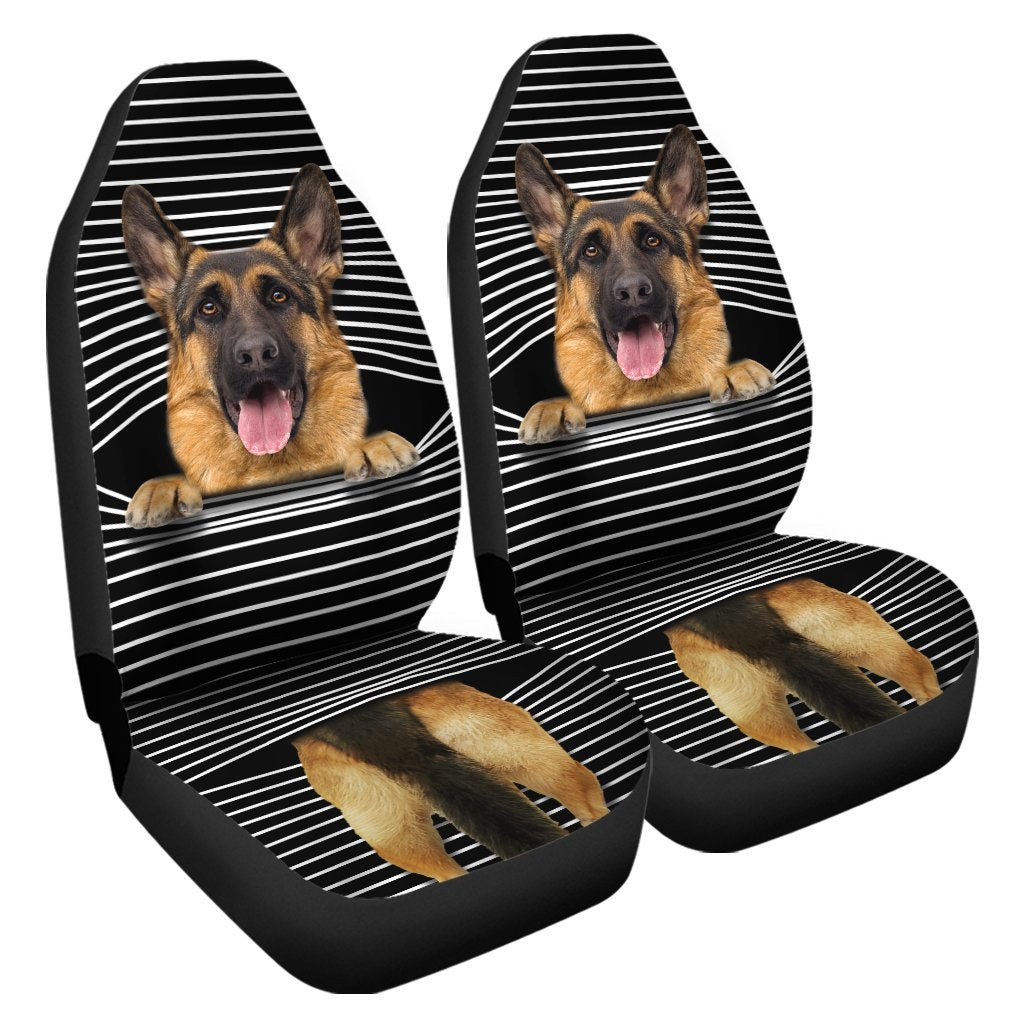 German Shepherd Car Seat Covers Custom German Shepherd Car Accessories For Dog Lovers - Gearcarcover - 4