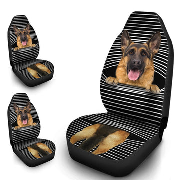 German Shepherd Car Seat Covers Custom German Shepherd Car Accessories For Dog Lovers - Gearcarcover - 1