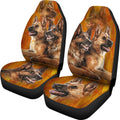 German Shepherd Car Seat Covers Custom Vintage Car Accessories For Dog Lovers - Gearcarcover - 3
