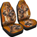 German Shepherd Car Seat Covers Custom Vintage Car Accessories For Dog Lovers - Gearcarcover - 4