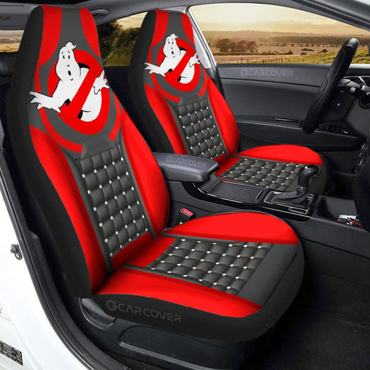Ghostbusters Car Seat Covers Custom Car Accessories Halloween Decorations - Gearcarcover - 2