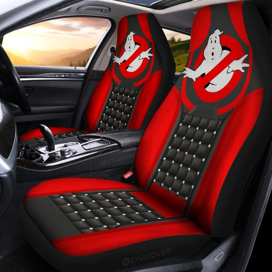 Ghostbusters Car Seat Covers Custom Car Accessories Halloween Decorations - Gearcarcover - 1