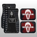 Ghostface In Scream Car Floor Mats Custom Horror Characters Car Accessories - Gearcarcover - 3