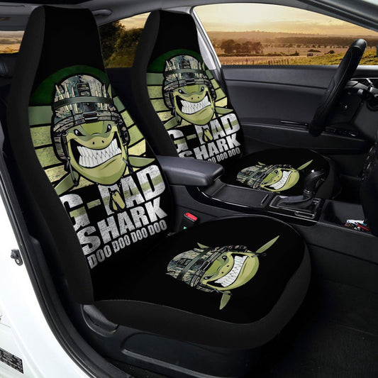 Gift For Dad Shark Car Seat Covers Custom G-Force Gift Idea For Veteran Car Accessories - Gearcarcover - 2