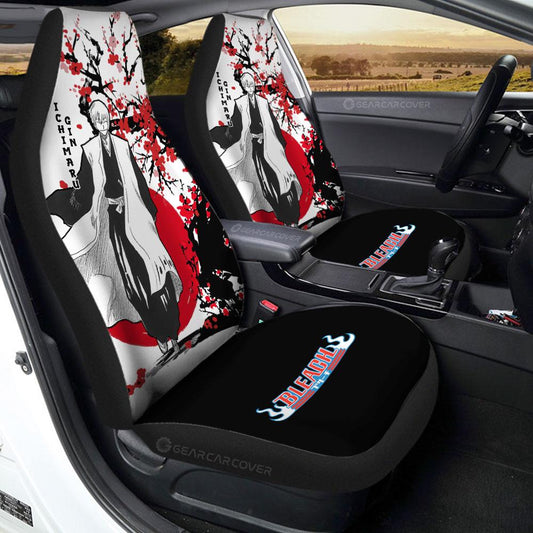 Gin Ichimaru Car Seat Covers Custom Japan Style Anime Bleach Car Interior Accessories - Gearcarcover - 1