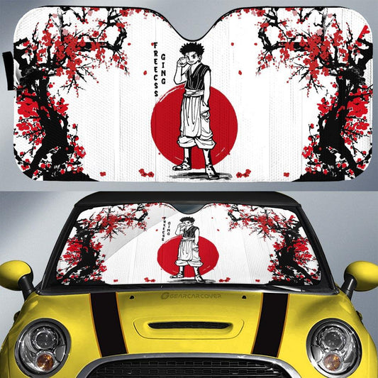Ging Freecss Car Sunshade Custom Japan Style Hunter x Hunter Anime Car Accessories - Gearcarcover - 1