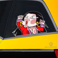 Gion Hitting Glass Car Sticker Custom One Piece Anime Car Accessories For Anime Fans - Gearcarcover - 2