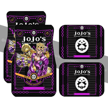 Giorno Giovanna Car Floor Mats Custom JoJo's Bizarre Adventure Anime Car Interior Accessories - Gearcarcover - 1