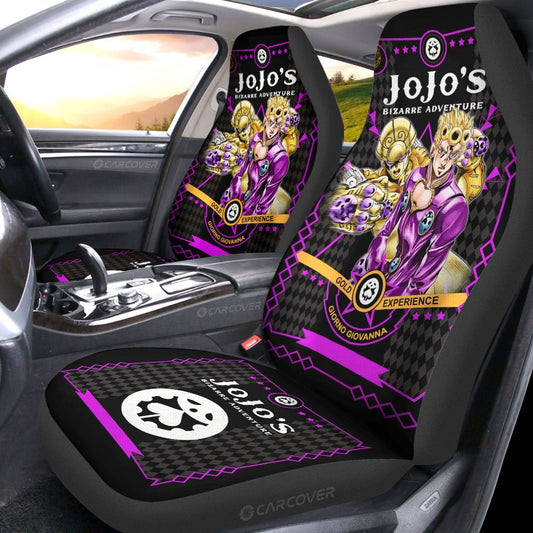 Giorno Giovanna Car Seat Covers Custom JoJo's Bizarre Adventure Anime Car Interior Accessories - Gearcarcover - 2