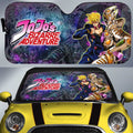 Giorno Giovanna Car Sunshade Custom Galaxy Manga JJBA Anime - Gearcarcover - 1