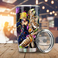 Giorno Giovanna Tumbler Cup Custom Galaxy Manga JJBA Anime - Gearcarcover - 1