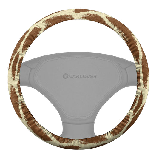Giraffe Steering Wheel Cover Custom Animal Skin Printed Car Interior Accessories - Gearcarcover - 1