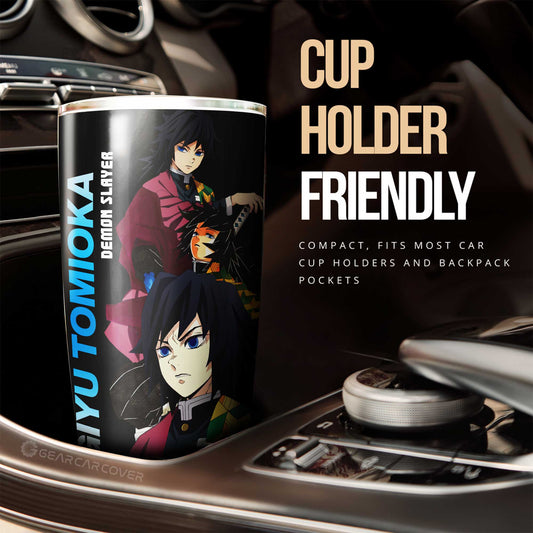 Giyu Tomioka Tumbler Cup Custom Demon Slayer Anime - Gearcarcover - 2
