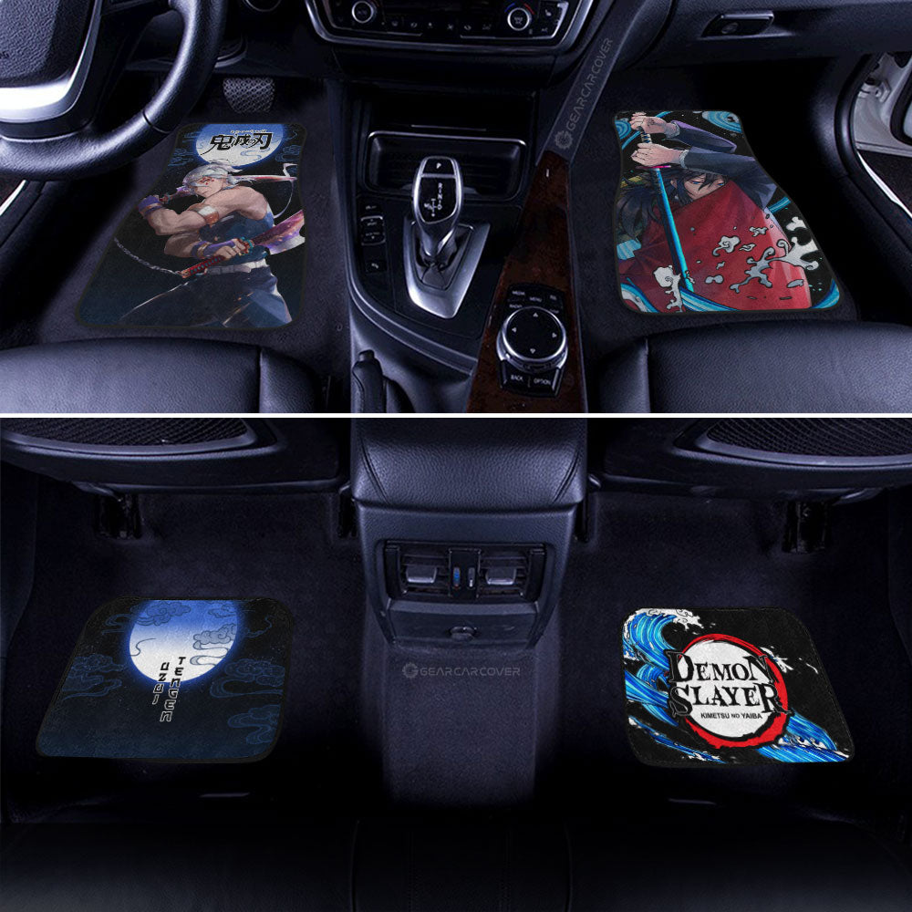 Giyuu And Tengen Uzui Car Floor Mats Custom Demon Slayer Anime Car Accessories - Gearcarcover - 3