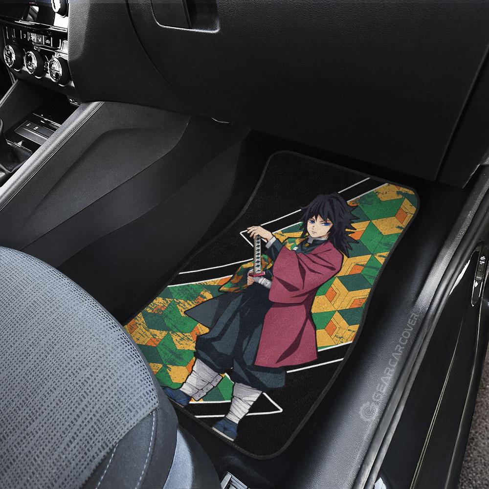 Giyuu Car Floor Mats Custom Demon Slayer Anime Car Accessories - Gearcarcover - 4