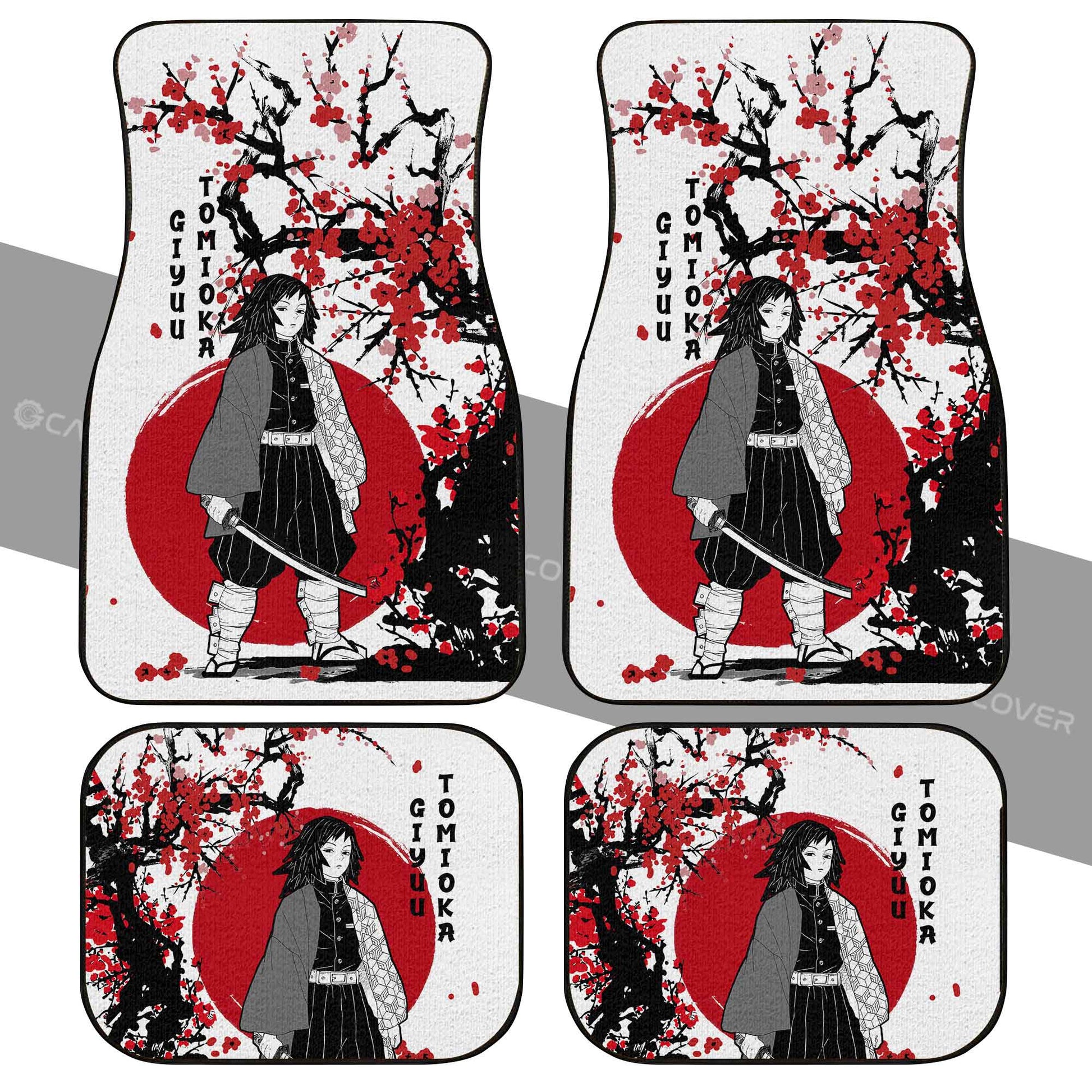 Giyuu Car Floor Mats Custom Japan Style Demon Slayer Anime Car Accessories - Gearcarcover - 2