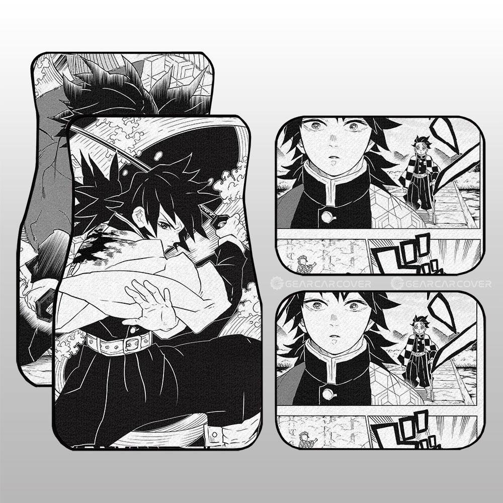 Giyuu Car Floor Mats Custom Kimetsu No Yaiba Manga Car Accessories - Gearcarcover - 2