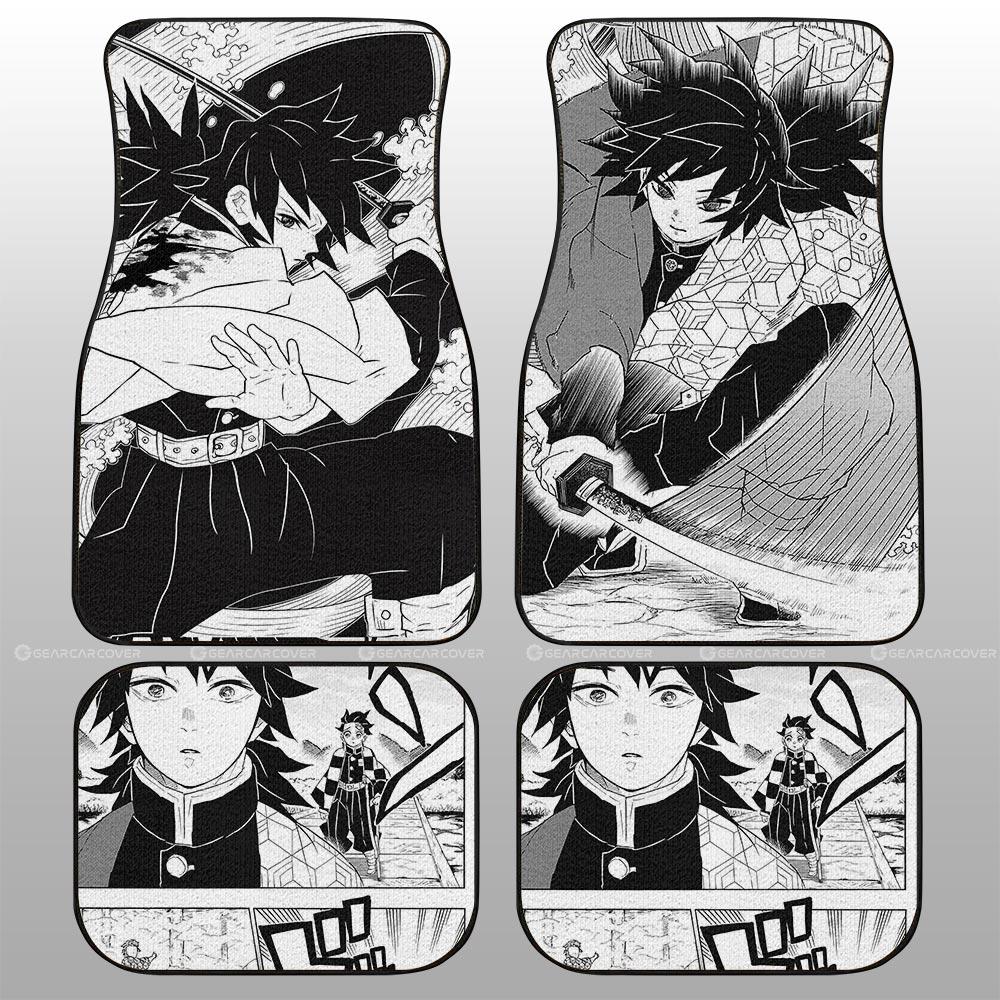 Giyuu Car Floor Mats Custom Kimetsu No Yaiba Manga Car Accessories - Gearcarcover - 1