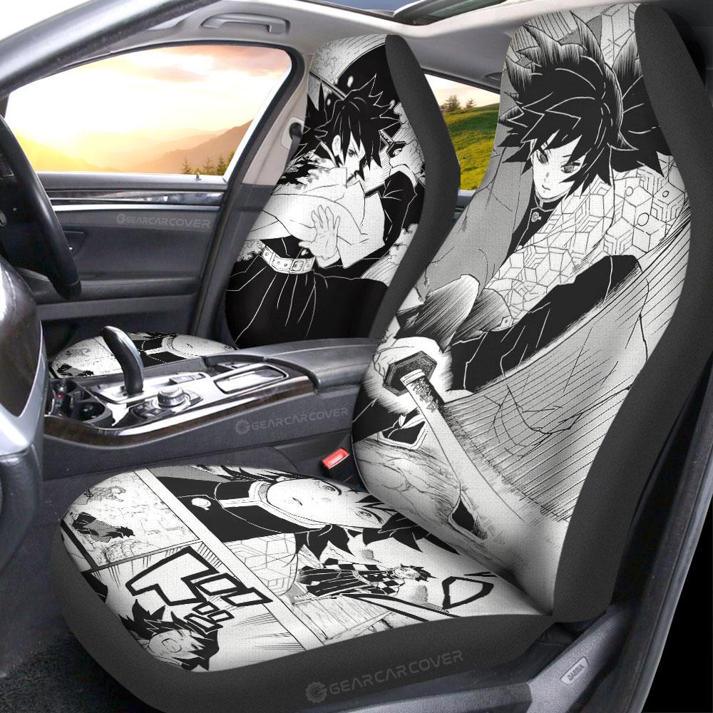 Giyuu Car Seat Covers Custom Kimetsu No Yaiba Manga Car Accessories - Gearcarcover - 2