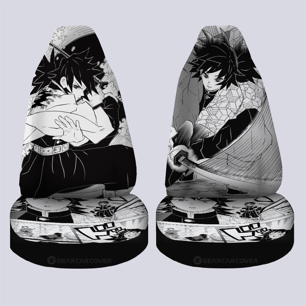 Giyuu Car Seat Covers Custom Kimetsu No Yaiba Manga Car Accessories - Gearcarcover - 4