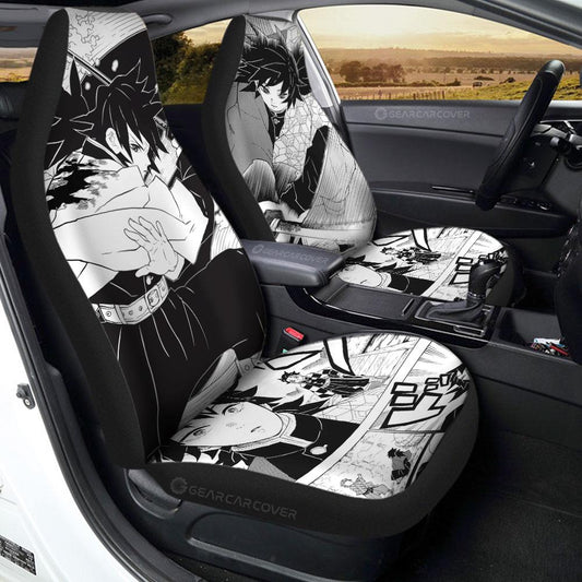 Giyuu Car Seat Covers Custom Kimetsu No Yaiba Manga Car Accessories - Gearcarcover - 1