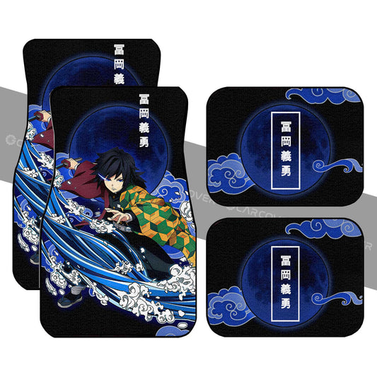 Giyuu Tomioka Car Floor Mats Custom Anime Demon Slayer Car Accessories - Gearcarcover - 2