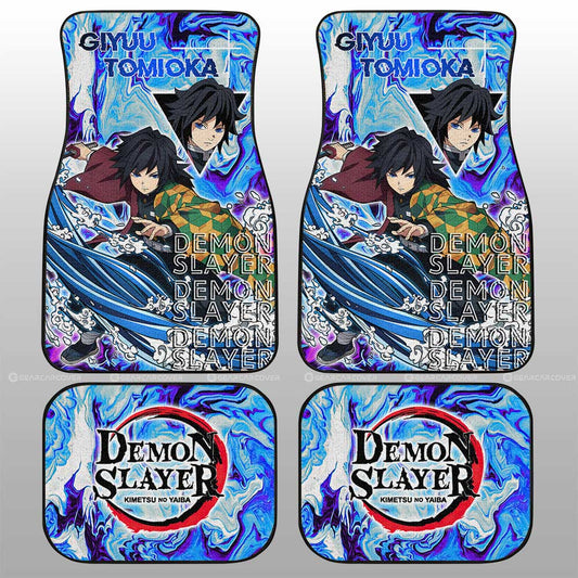 Giyuu Tomioka Car Floor Mats Custom Demon Slayer Anime Car Accessories - Gearcarcover - 1