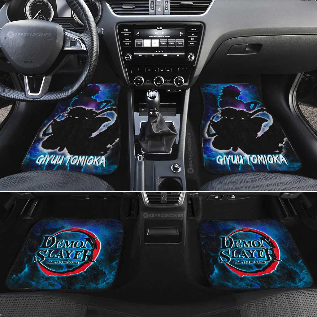 Giyuu Tomioka Car Floor Mats Custom Demon Slayer Anime - Gearcarcover - 2