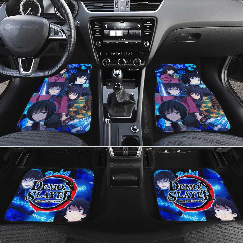 Giyuu Tomioka Car Floor Mats Custom Demon Slayer Anime - Gearcarcover - 2