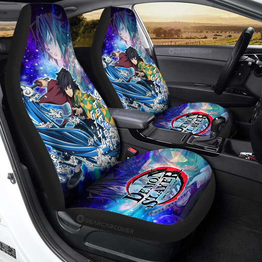 Giyuu Tomioka Car Seat Covers Custom Characters Demon Slayer Car Accessories - Gearcarcover - 2