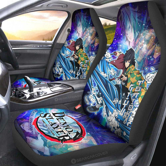 Giyuu Tomioka Car Seat Covers Custom Characters Demon Slayer Car Accessories - Gearcarcover - 1