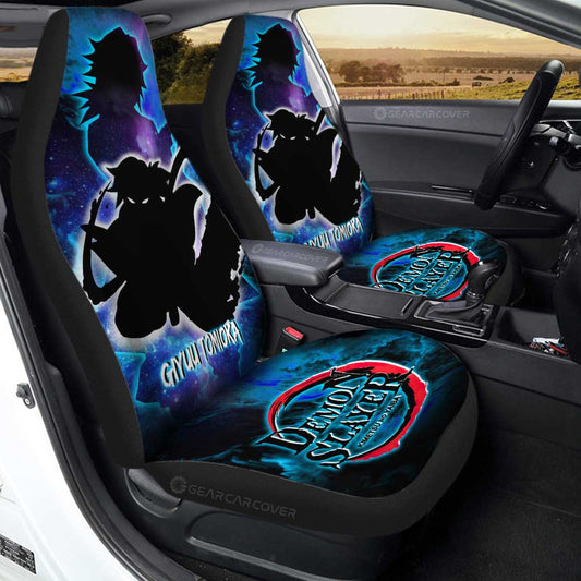 Giyuu Tomioka Car Seat Covers Custom Demon Slayer Anime - Gearcarcover - 1