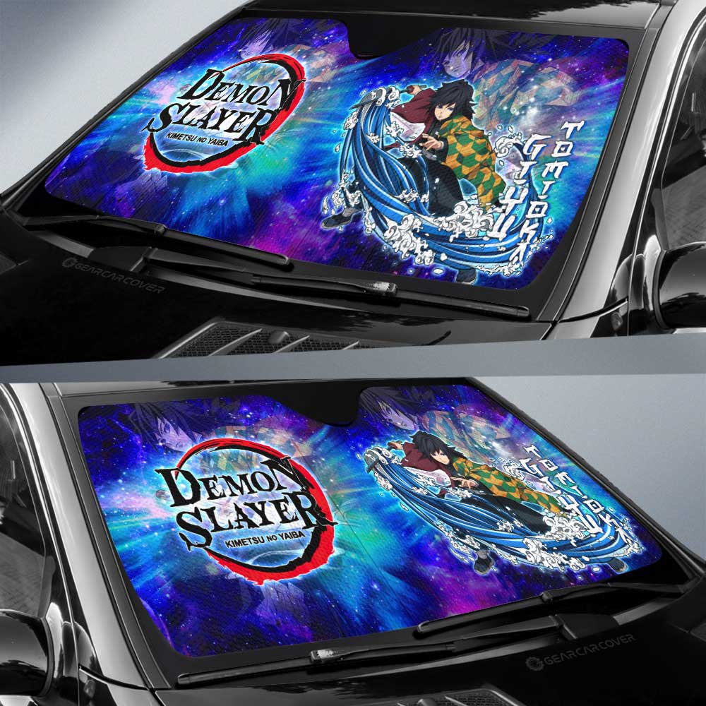 Giyuu Tomioka Car Sunshade Custom Characters Demon Slayer Car Accessories - Gearcarcover - 2