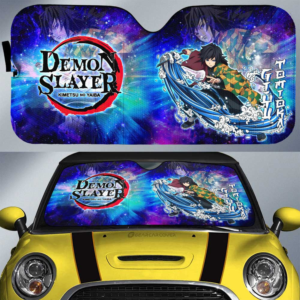 Giyuu Tomioka Car Sunshade Custom Characters Demon Slayer Car Accessories - Gearcarcover - 1