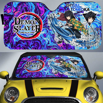 Giyuu Tomioka Car Sunshade Custom Demon Slayer Anime Car Accessories - Gearcarcover - 1