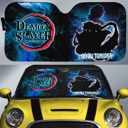 Giyuu Tomioka Car Sunshade Custom Demon Slayer Anime - Gearcarcover - 1